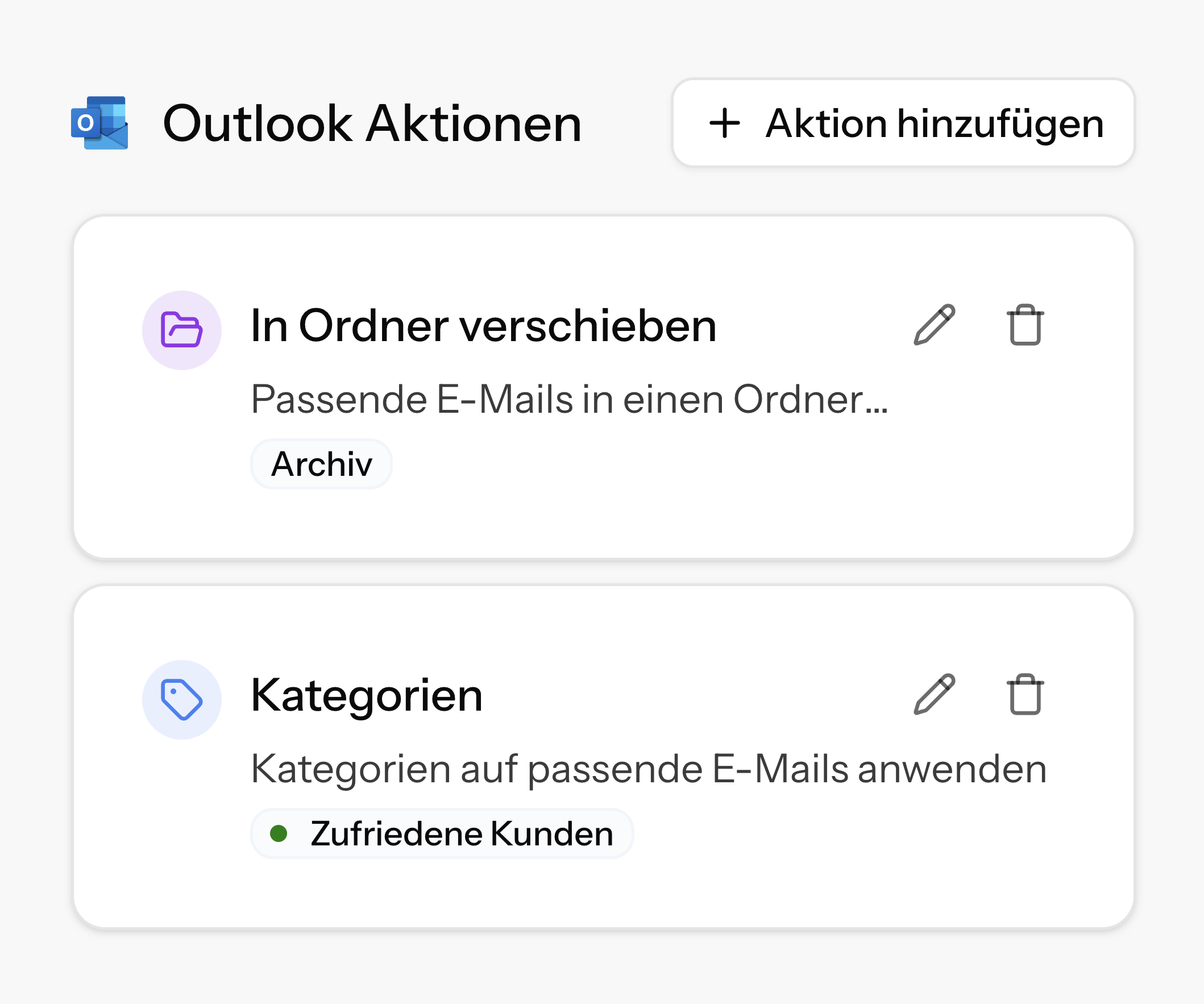 Dein Posteingang auf Autopilot mit Smart Workflows - one-click-actions