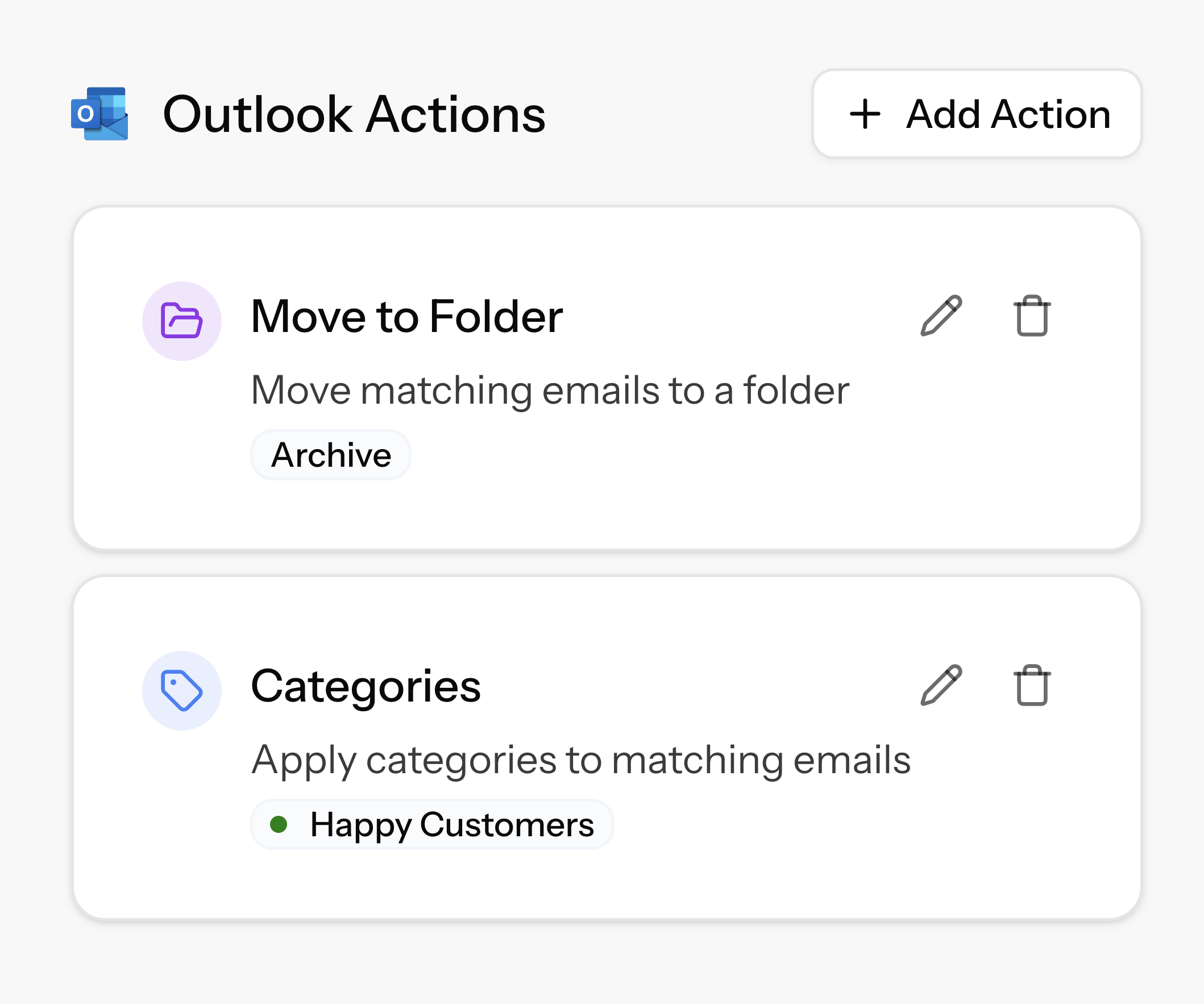 Let Email Run on Autopilot - one-click-actions